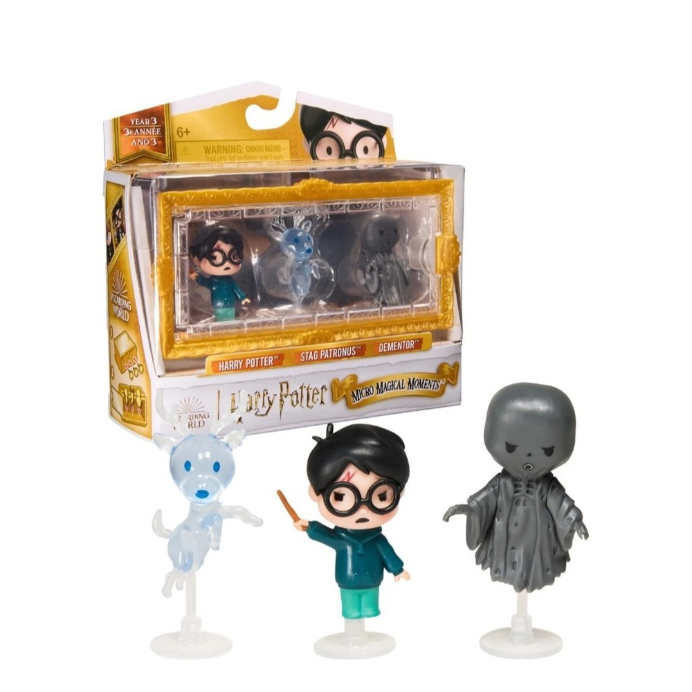 Harry Potter Micro Magical Moments - Year 3 - Harry, Stag Patronus & Dementor